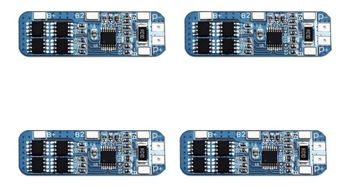 4 Modulos De Carga Proteccion Bateria Litio Lipo Bms 10a 3s