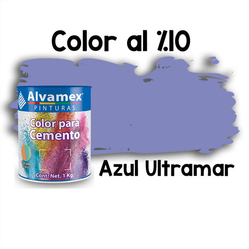 Color Para Cemento Color Ultramar 1k Mejor Que Cemix