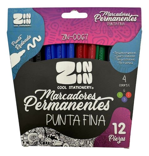 36 Plumon Marcador Permanente Negro Tipo Sharpie Escolar