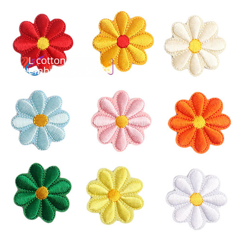 17 Apliques De Mariposa, Margarita Y Girasol Para Planchar