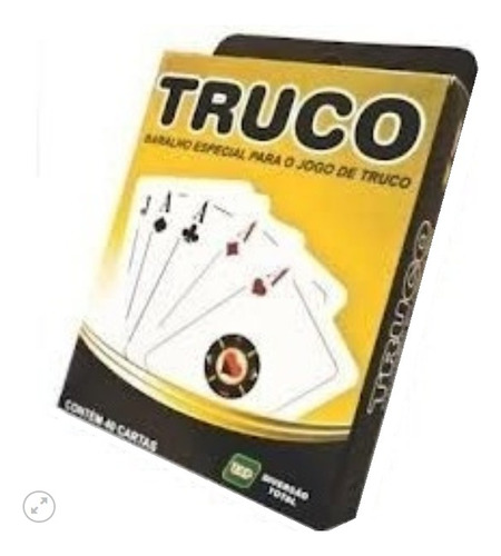 Truco - Baralho Especial Com 40 Cartas - Carteado Jogo Zap