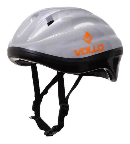 Capacete Esportivo Patins Skate Bike Patinete - Vollo Sports Cor Cinza Tamanho P