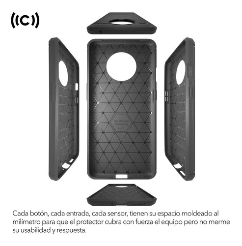 Funda Premium Oneplus 7t Case Protector Carbono One Plus 1+