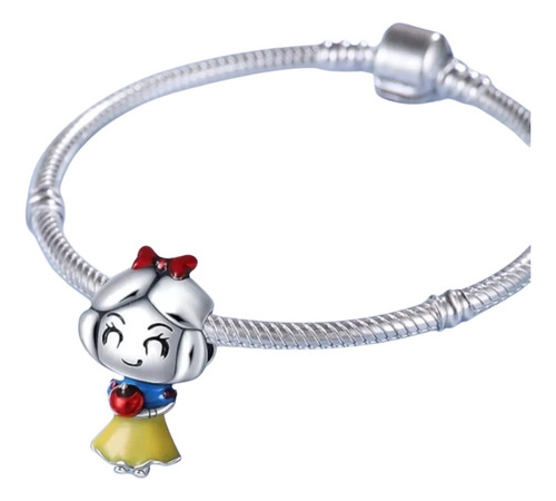 Charm Princesa Blancanieves Plata 925 Pandora Plateado
