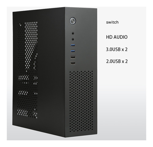 Funda De Ordenador De Sobremesa Sktc A10 Htpc Para Matx