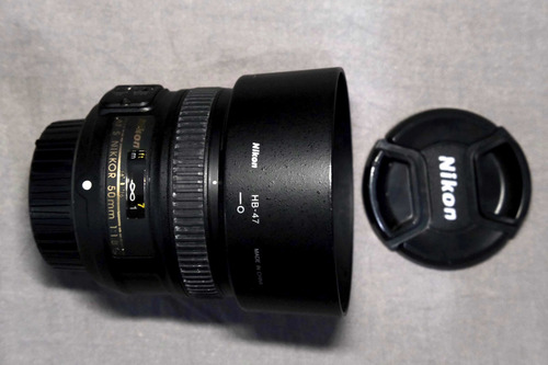 Lente Nikon Af-s Nikkor 50mm F/1.8g Com Autofoco