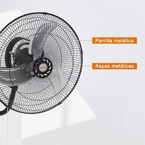 VENTILADOR METALICO INDUSTRIAL DE PARED 18