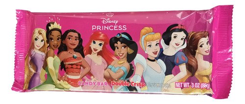 Barra Chocolate Double Crisp Palmer Con Princesas De Disney