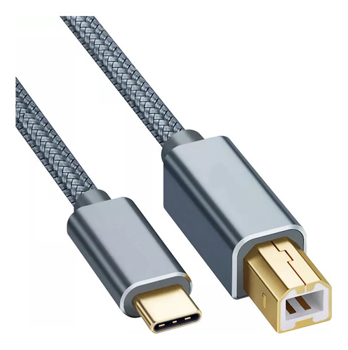 Cable Impresora Usb C A Usb B Para Macbook Pro 2metros Nuevo