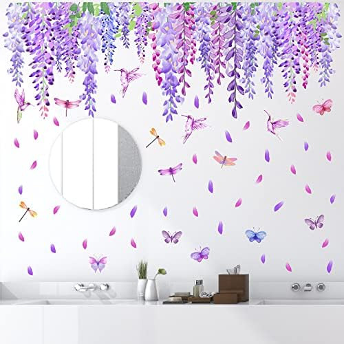 Pegatinas De Pared De Vid De Flores, Pegatinas De Pared De F