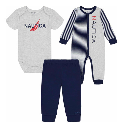 Nautica Sets Conjunto De 3 Piezas Pijama-bodie-jogguer