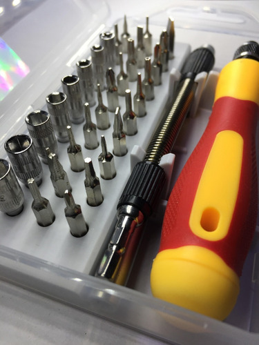 Imagen 4 de 10 de Kit Destornilladores Celulares 33 Pc Torx iPhone LG Samgung