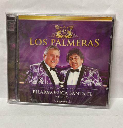 Cd + Dvd Los Palmeras Junto A La Filarmonica Santa Fe 