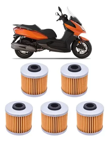 Kit De Revisión Para Kymco Downtown 300 – Aceite, Filtros Y Bujía