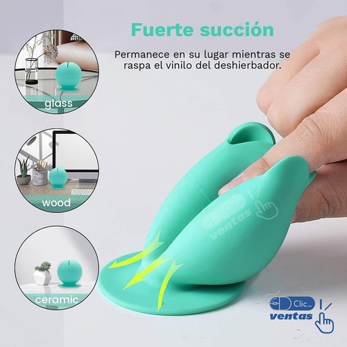 Recolector Con Ventosa Deshierbe Vinil Cricut Cameo