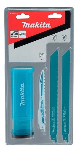 Juego De 6 Seguetas Sierra Sable Metal B-44448 Makita