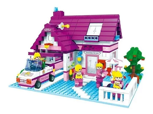 Juguete Casa En Bloques Marca Ausini 24902