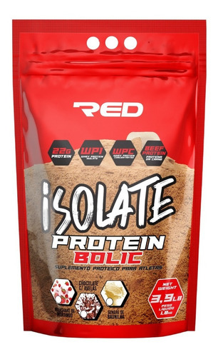 Isolate Protein Bolic - Whey 1,8kg - Red Series - Proteina Sabor Baunilha