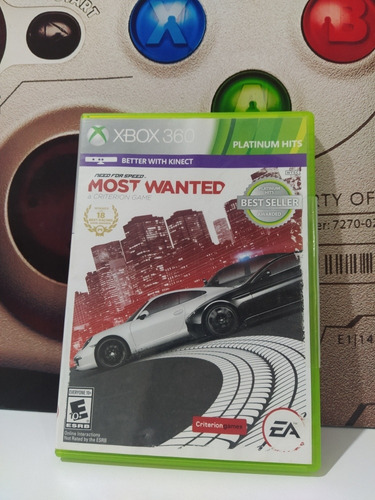 Need For Speed Most Wanted Xbox 360 Original Físico Usado