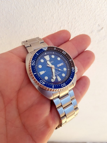 Relógio Seiko Turtle Shark White Adição Especial