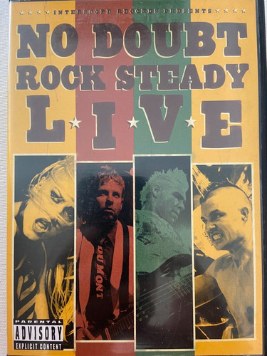 Dvd No Doubt Rock Steady Live