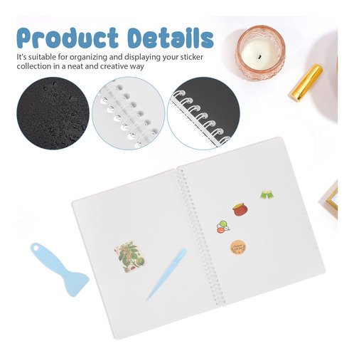 Cuaderno Para Coleccionar Pegatinas, Pegatina Reutilizable E
