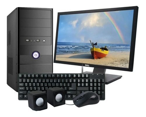 Imagen 1 de 2 de Torre Pc Computadora Nueva Intel Dual Core + Monitor Lcd 22