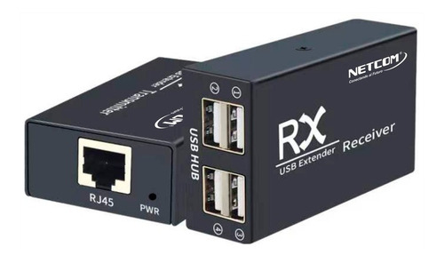 Extension Usb 2.0 200 Metros 4 Usb Cat 5 Cat 6 Y Cat 7 Tx Rx