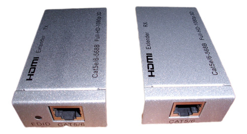 Extensión Extender Hdmi Con Rj45 Utp Hasta 60m Profesional