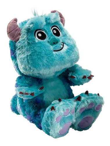 Imagem 3 de 4 de Pelúcia Lata Sulley 16cm Big Feet Monstros Pixar Pop Disney