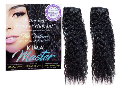 Extensiones De Cabello Rizado Remy 22 PLG Kima Master Harlem