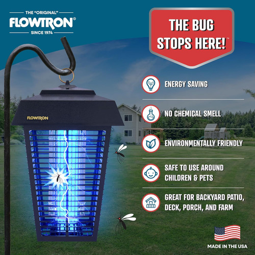 Flowtron Bk-80d - Asesino Electrónico De Insectos (80 W, Cob
