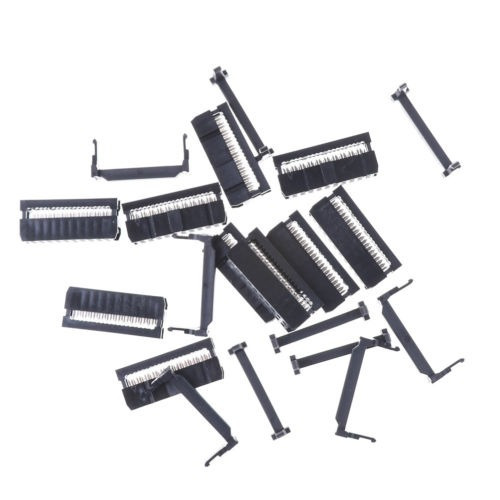 10pcs Header Hembra Idc 20 Pin Fc 2,54 Mm De Paso Conector H