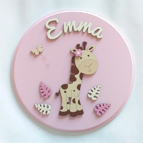 Imagen 6 de 10 de Carteles Con Nombre Xl Niñas - Decoración Infantil