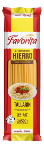 Favorita fideos tallarín hierro 500g