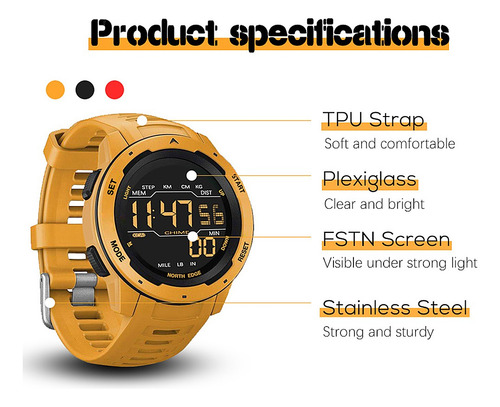 Reloj Digital Reloj Deportivo Reloj Digital Para Hombre