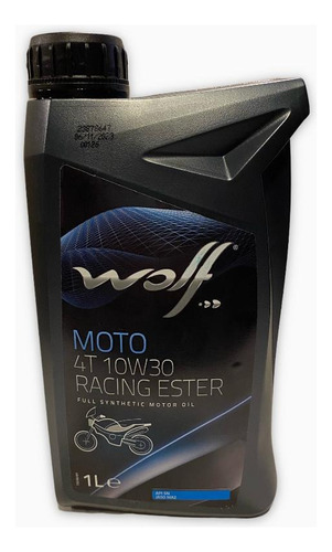 Aceite Wolf 4t 10w30 Full Sintetico Motos Belgica 1l