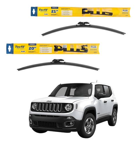 Palheta Paleta Parabrisa Limpador Original Tecfil Renegade
