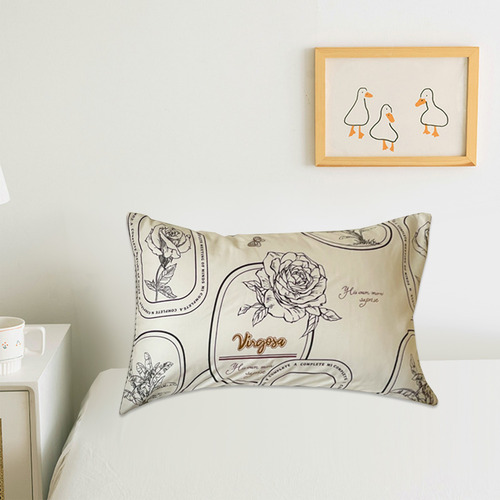 Funda De Almohada De Un Par De Fundas De Almohada De Color L