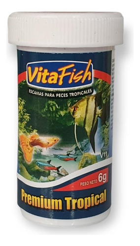 Alimento Premium Peces Tropicales , Exelencia! Vitafish 32g