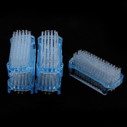 Limpiador De Polvo De Uñas De Dos Cara 5pcs Cepillos