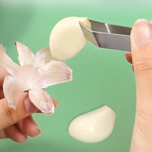 2 Pieces Garlic Peeler Kitchen Gadgets Bone Tweezers Serving