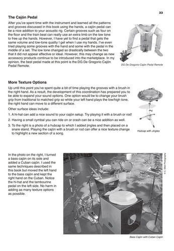 The Cajón Drummer: Applying Drumset Techniques And Grooves T