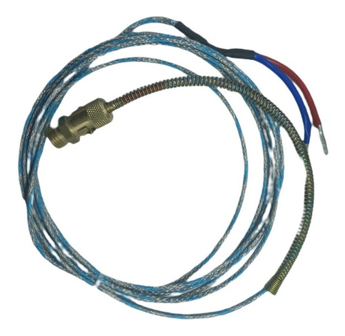 Termopar Tipo J Ponta De 8mm C/ Adaptador Cabo 2.5m