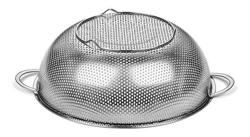 Colador Escurridor De Cocina Acero Inoxidable Con Base 25cm