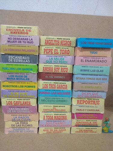 Colección De 37 Películas Pedro Infante Vhs