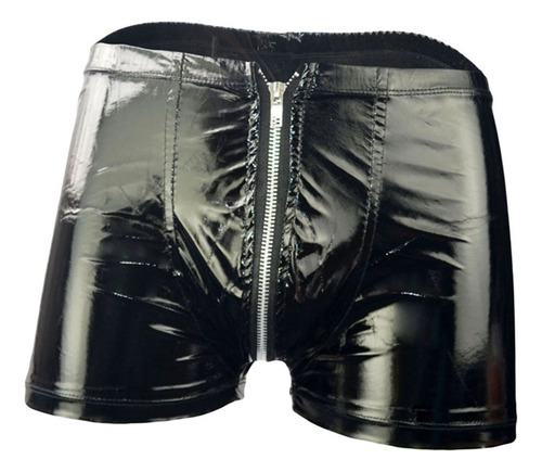 Ropa Interior Para Hombre, Bragas Ajustadas De Piel Sintétic