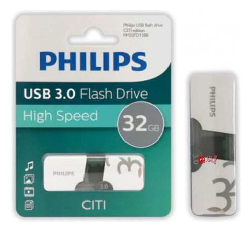 Pendrive 32gb Philips Citi 3.0 - Ps