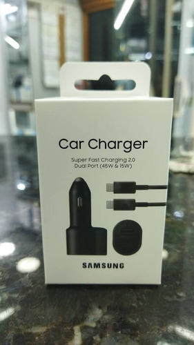 Imagen 2 de 2 de Samsung Car Charger Doble Puerto 45w Y 15w