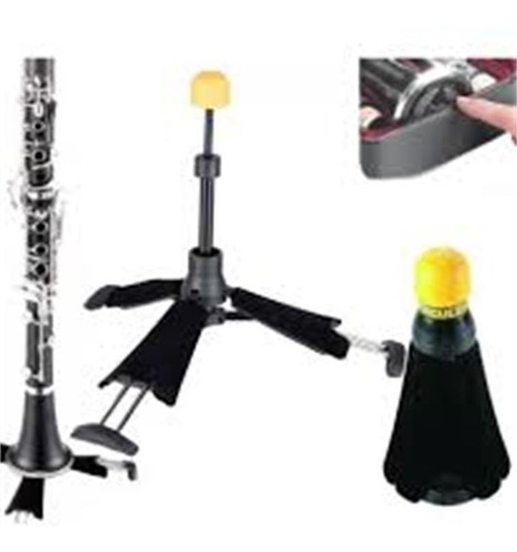 Base Atril Para Clarinete Hercules Ds440b Travlite